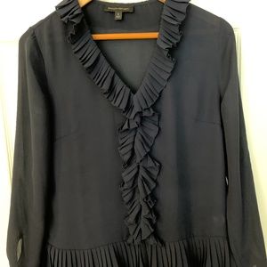 NAVY BLOUSE Banana Republic